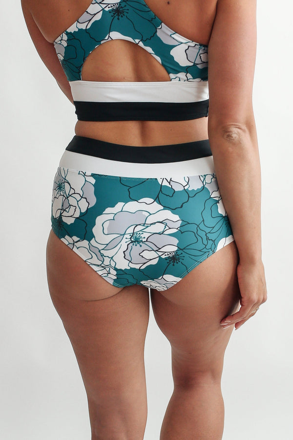 Moderate Coverage High Waist Bikini Bottoms | FINAL SALE