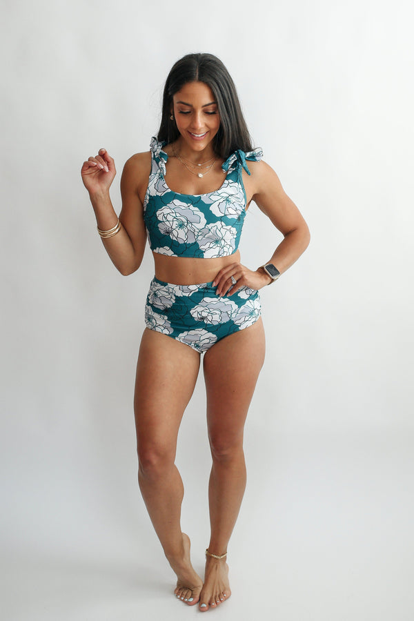 Tie Shoulder Breastfeeding Swimsuit Top | FINAL SALE