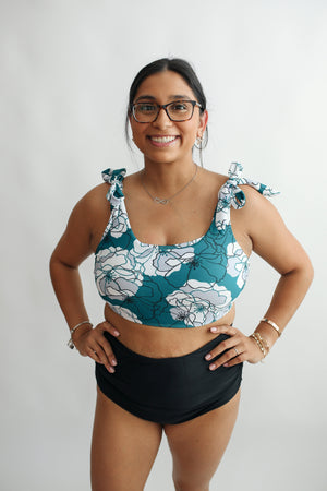 Tie Shoulder Breastfeeding Swimsuit Top | FINAL SALE