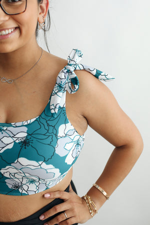 Tie Shoulder Breastfeeding Swimsuit Top | FINAL SALE