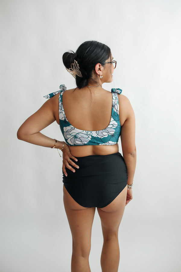Tie Shoulder Breastfeeding Swimsuit Top | FINAL SALE