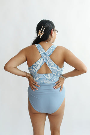 One Piece Zip Up Breastfeeding Swimsuit | FINAL SALE
