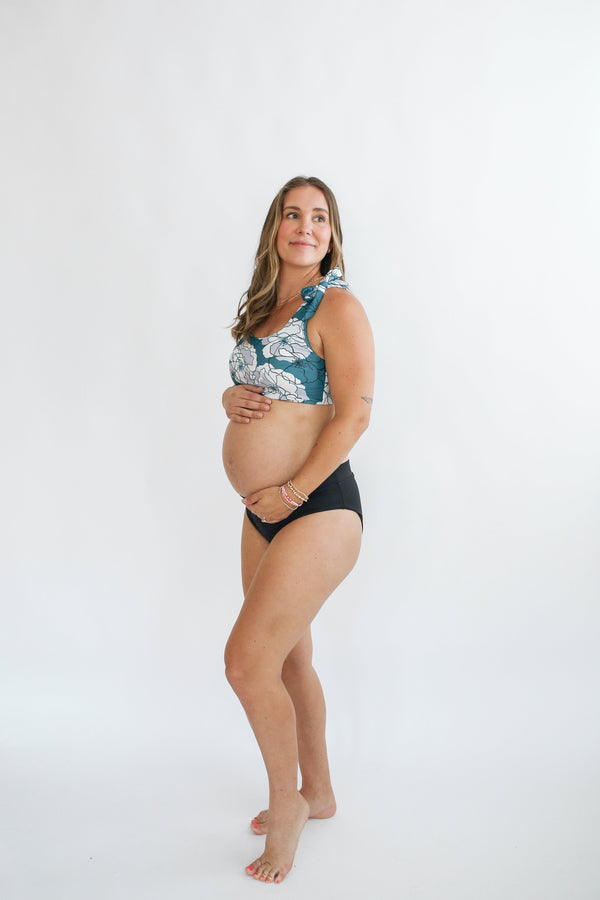 Tie Shoulder Breastfeeding Swimsuit Top | FINAL SALE