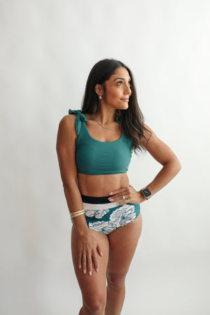 Tie Shoulder Breastfeeding Swimsuit Top | FINAL SALE