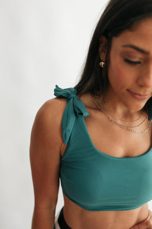 Tie Shoulder Breastfeeding Swimsuit Top | FINAL SALE