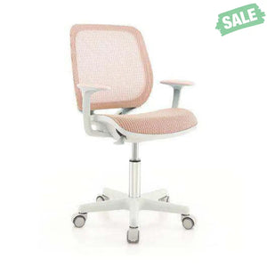 Swivel Mesh Children Computer Chair with Adjustable Height-Pink