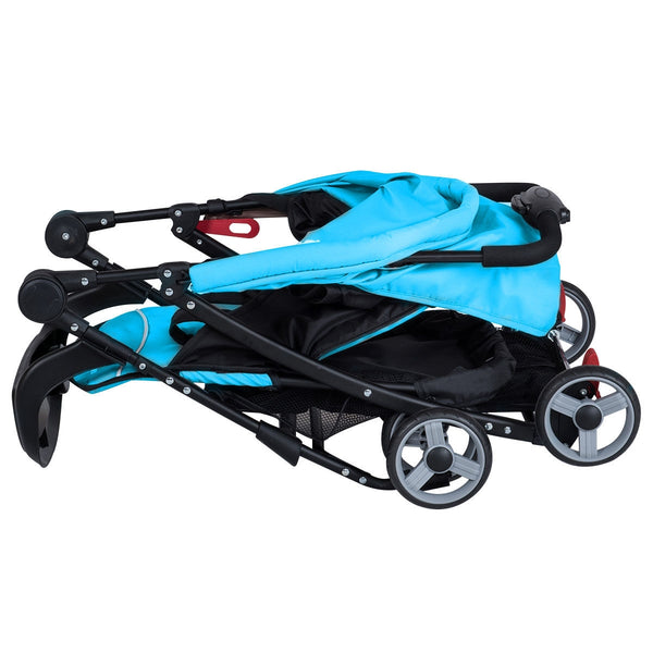 Toddler travel stroller for airplane with canopy, adjustable backrest, perfect for sleep and comfort on the go.