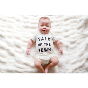 Talk of the Town Organic Cotton Baby Onesie