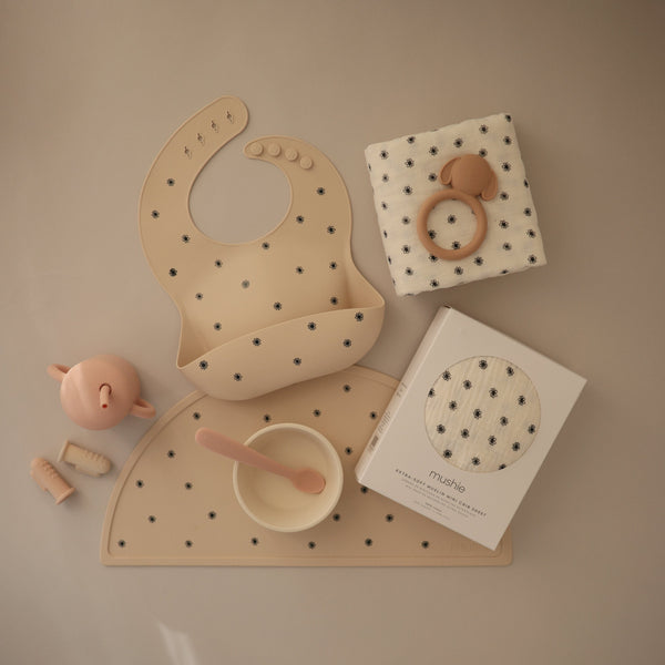 Mushie Organic Cotton Muslin Swaddle Blanket extra soft