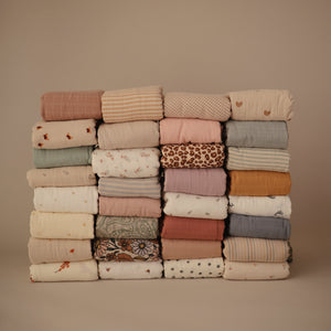 Mushie Organic Cotton Muslin Swaddle Blanket extra soft