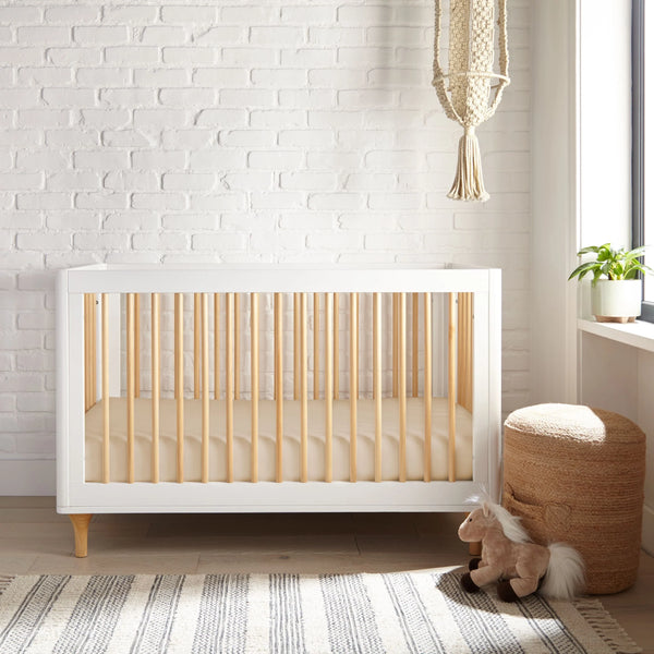 Cooling bamboo crib fitted sheet in angle 9, perfect for a comfortable and breathable baby sleep environment.