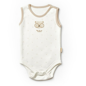 Teddy Ecru Sleveless Organic