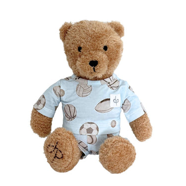Soft Teddy Plush Toy for babies, perfect for bedding and sleep. Baby Ballers collection.