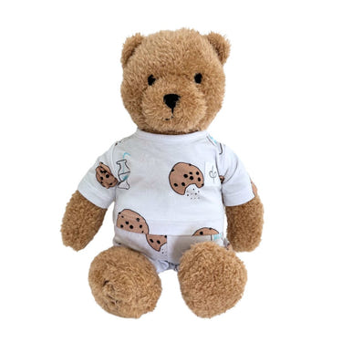 Soft Teddy Plush Toy "Cookie Craze" for cozy bedding and sleep, perfect for cuddly comfort and sweet dreams.