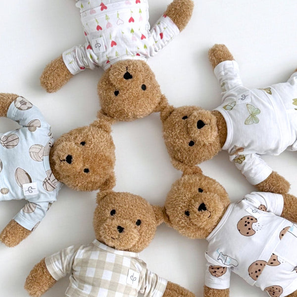 Teddy Plush Toy: Gingham