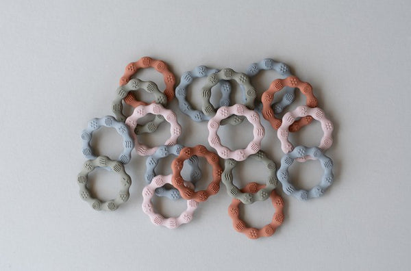Silicone Teething Ring - Pebble