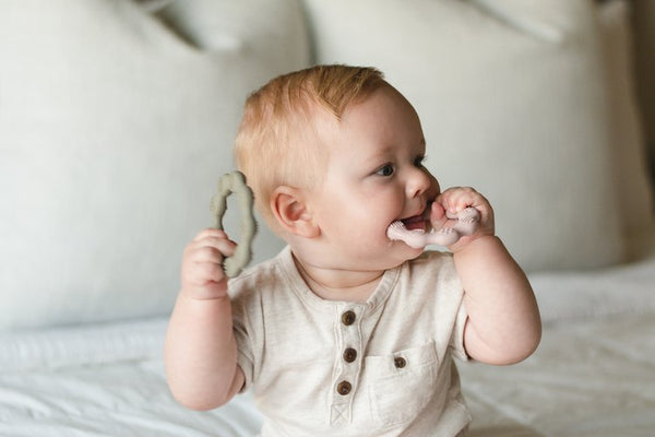 Silicone Teething Ring - Sage