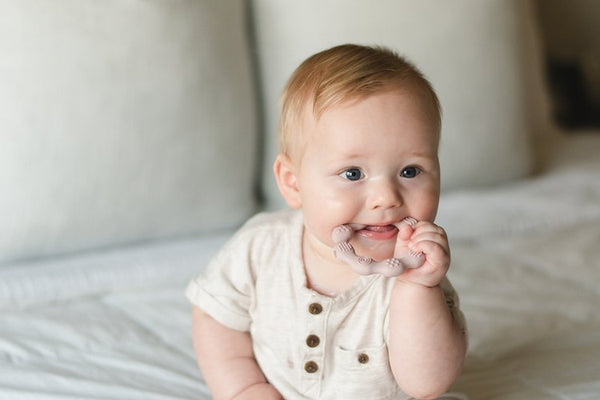 Silicone Teething Ring - Sage