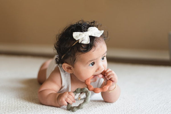 Silicone Teething Ring - Sage