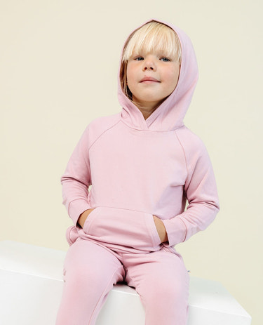 Coziest Hoodie in Flamingo for babies - soft, stylish, and perfect for comfort.