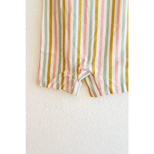 Adorable Super Soft Organic Cotton Henley Romper for Babies