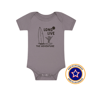 THE LONG LIVE ADVENTURE ONESIE - GREY