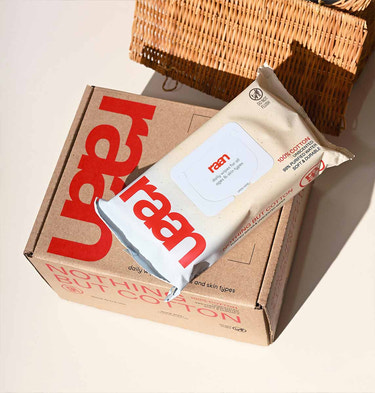 The Only Unbleached 100% Cotton Baby Wipe for Sensitive Skin, 60ct per pack