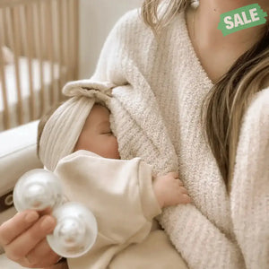 The Original Silver Nursing Cups with Silicone Pads