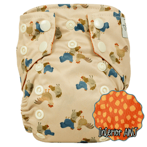 Tiny Tushies Newborn AIO Cloth Diaper - MOOGCO Baby