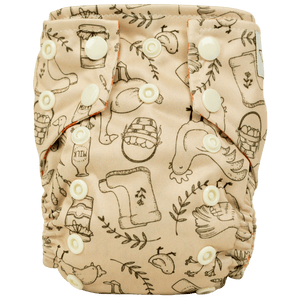 Tiny Tushies Newborn AIO Cloth Diaper - MOOGCO Baby