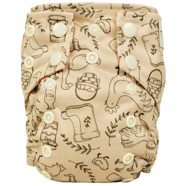 Tiny Tushies Newborn AIO Cloth Diaper - MOOGCO Baby
