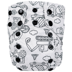 Tiny Tushies Newborn AIO Cloth Diaper - MOOGCO Baby