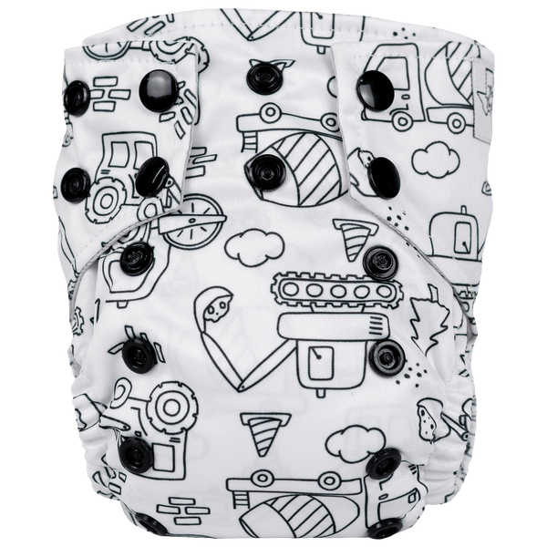 Tiny Tushies Newborn AIO Cloth Diaper - MOOGCO Baby