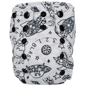 Tiny Tushies Newborn AIO Cloth Diaper - MOOGCO Baby