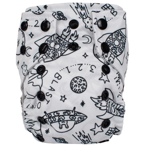 Tiny Tushies Newborn AIO Cloth Diaper - MOOGCO Baby