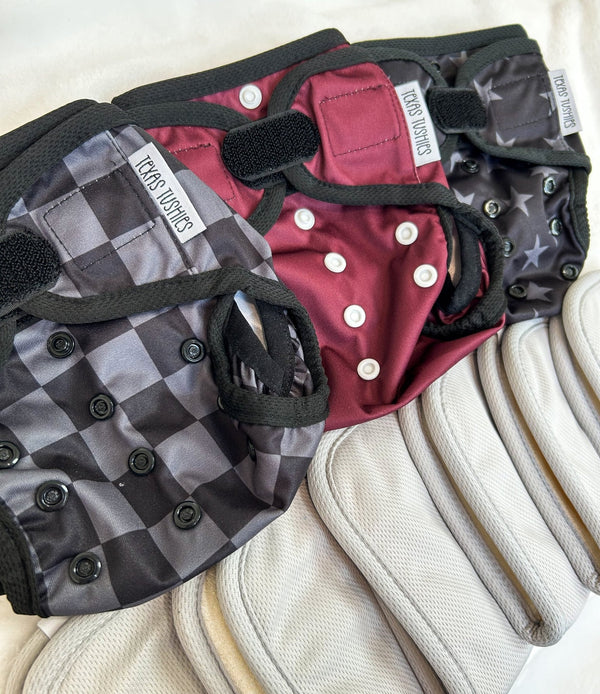 Tiny Tushies Newborn Hook & Loop Cover Bundles