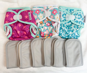 Tiny Tushies Newborn Hook & Loop Cover Bundles