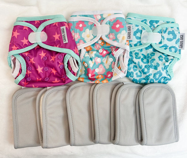 Tiny Tushies Newborn Hook & Loop Cover Bundles