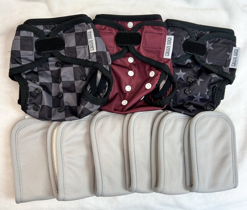 Tiny Tushies Newborn Hook & Loop Cover Bundles