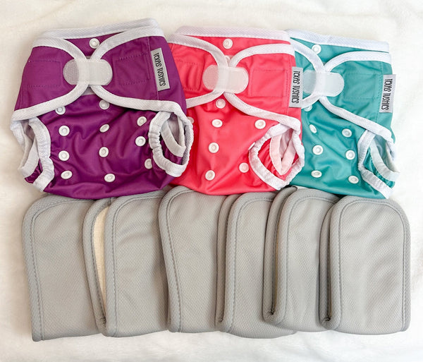 Tiny Tushies Newborn Hook & Loop Cover Bundles