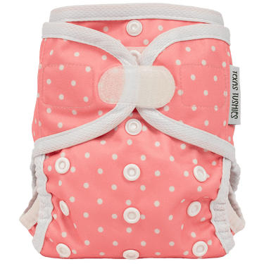 Tiny Tushies Newborn Hook & Loop Covers - Soft, adjustable cloth diapers for ultimate comfort and fit for newborns.