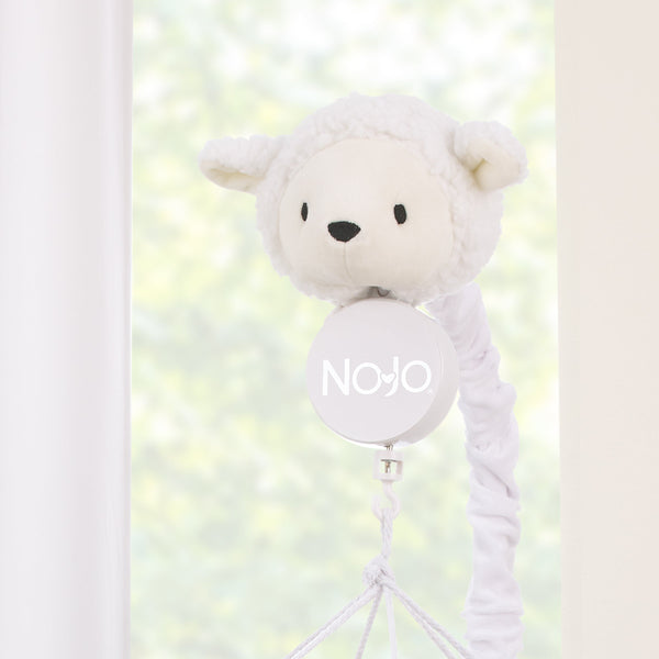 Plush Sheep Ivory and Gray Stars and Sheep Musical Mobile