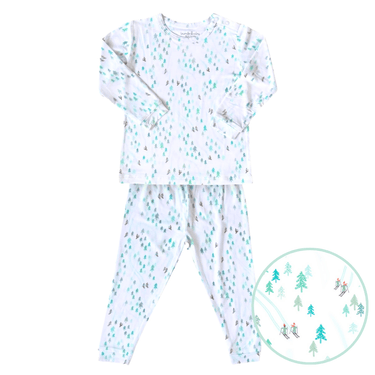Toddler Pajama Set in Bunny Slopes