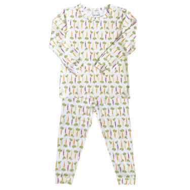 Colorful carrot toddler pajama set for comfy sleepwear in clothing and apparel.