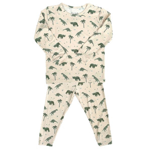Toddler Pajama Set in Dino-Snores