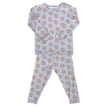 Toddler Pajama Set in Pretzel Twists - Cozy and cute sleepwear for little ones. Perfect for bedtime comfort!