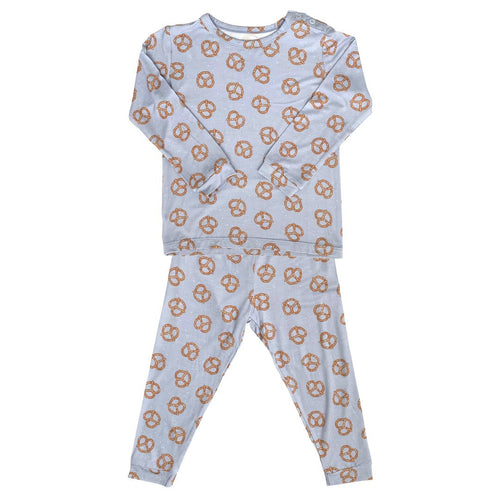 Toddler Pajama Set in Pretzel Twists - Cozy and cute sleepwear for little ones. Perfect for bedtime comfort!