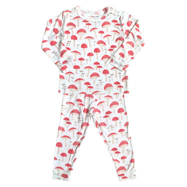 Toddler Pajama Set featuring playful Fun-gis design for comfortable sleepwear.