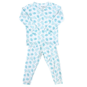 Toddler Pajama Set in Turtley Awesome design for comfy sleep and bedtime fun. Perfect for little ones!