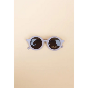 Round Retro Sunglasses for Kids | Light Pink